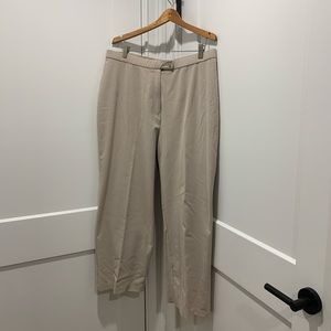 Beige women’s work pants